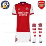 Arsenal Home Kids Football Kit 2021/22 (With Socks)