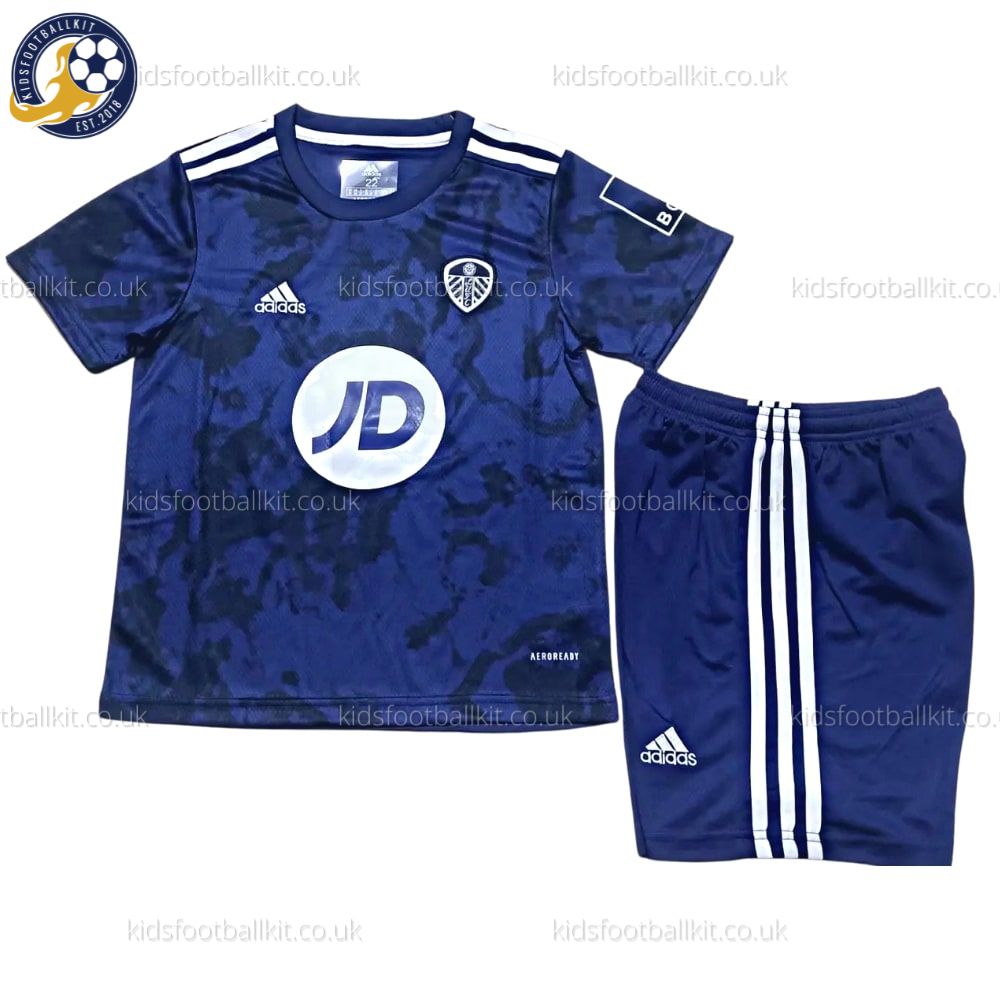 Leeds United Away Kids Kit