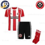 Sheffield United Home Kids Football Kit 2021/22 (With Socks)
