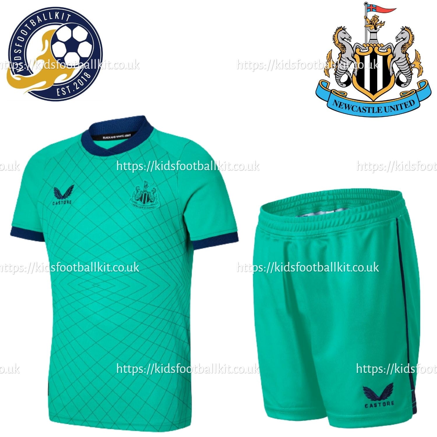 Newcastle Goalkeeper Third Kids Football Kit 2021/22 Good Price | Best Deal