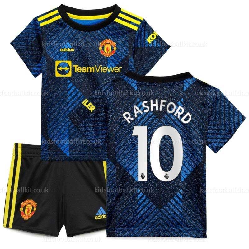 Manchester United Third Shirt 2021-22 With Rashford 10