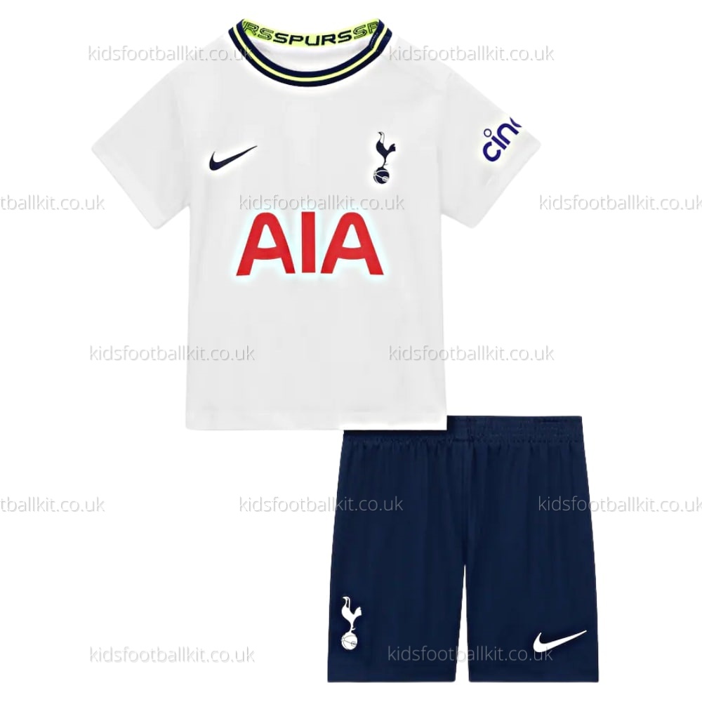 Tottenham Hotspur Home Kids Football Kit SON 7 Printed 2022/23 (No ...