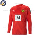 Dortmund Goalkeeper Red Men Football Shirt 2022/23