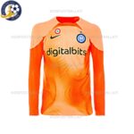 Inter Milan Goalkeeper Orange Men Football Shirt 2022/23