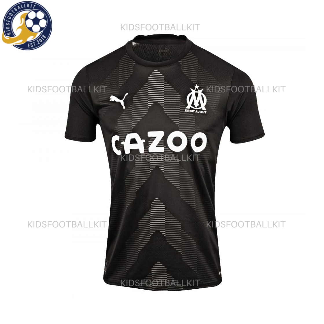 Olympique Marseille Goalkeeper Black Kit