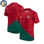 Portugal Home Stadium Shirt World Cup Kids Football Kit 2022