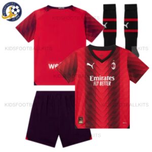 AC Milan Home Kids Football Kit