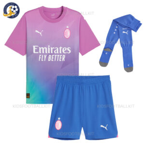 AC Milan Third Kids Football Kit