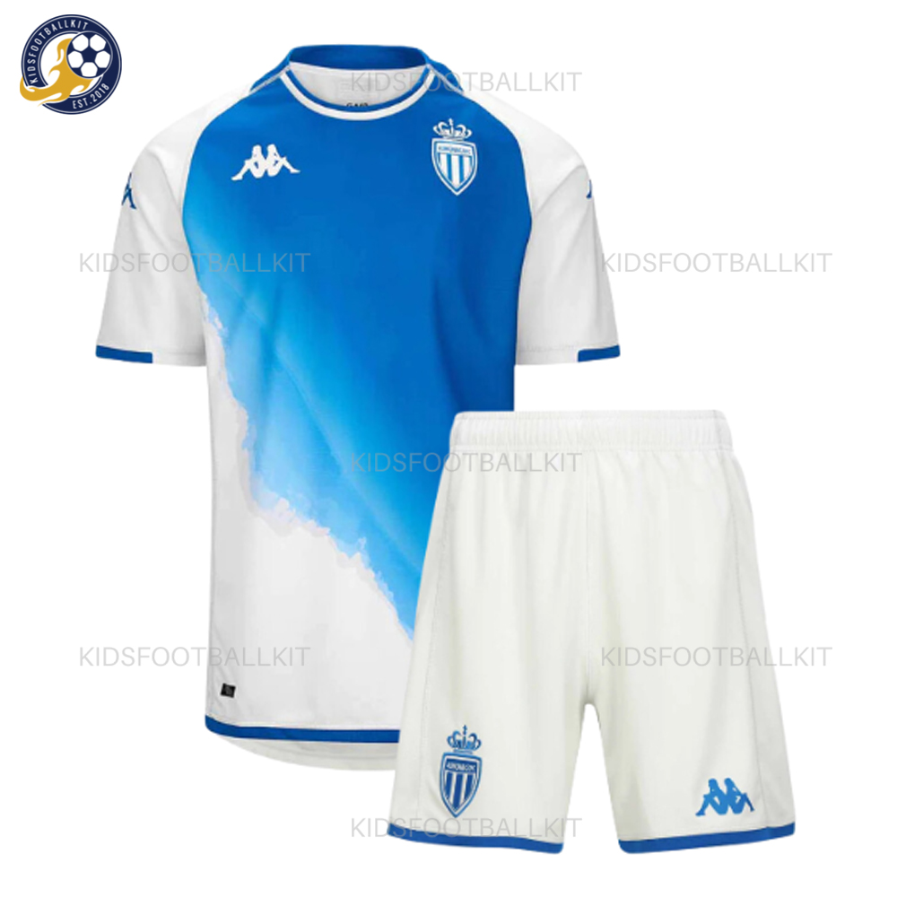 AS Monaco Third Kids Football Kit