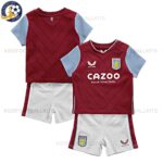 Aston Villa Home Kids Football Kit 2022/23 (No Socks)