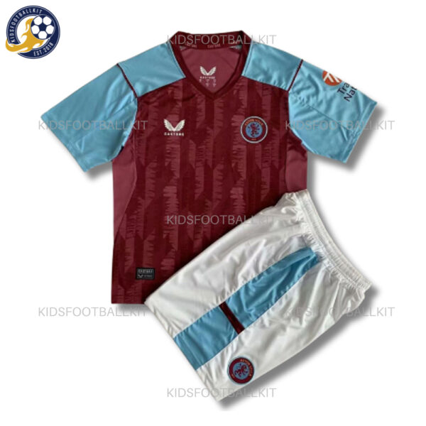 Aston Villa Home Kids Football Kit