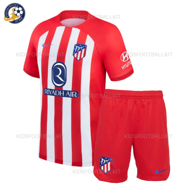 Atletico Madrid Home Kids Football Kit