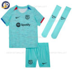 Barcelona Third Kids Football Kit 2023/24 (With Socks)
