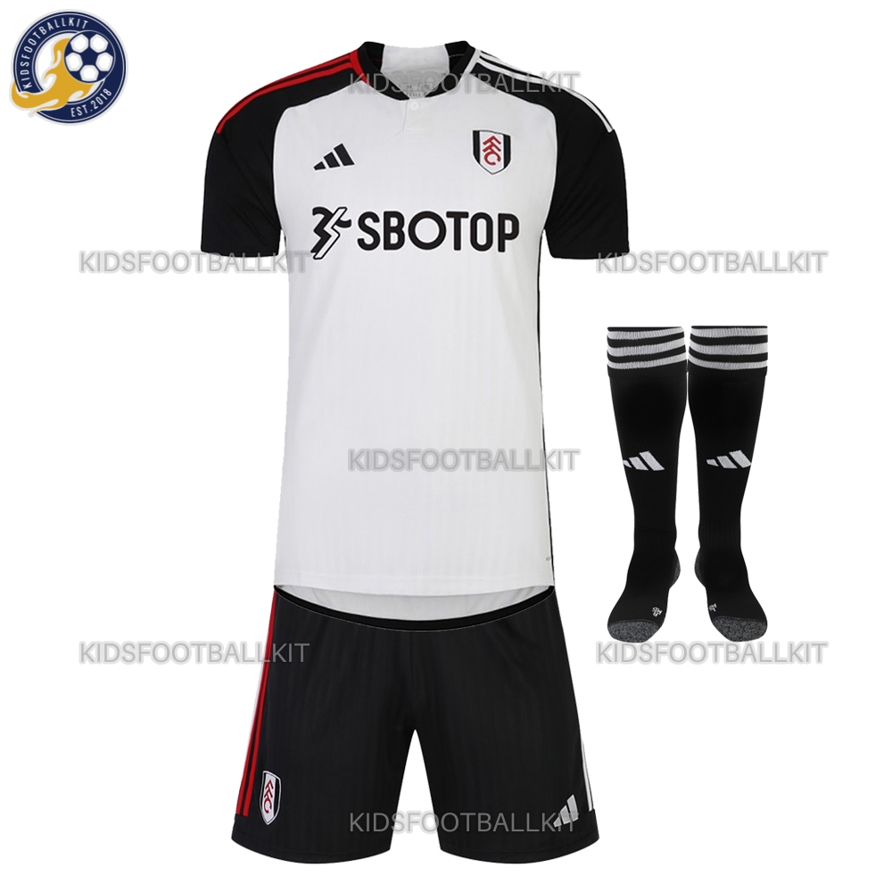 Fulham Utd Home Kids Football Kit 23/24 Best Price 2023