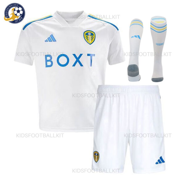 Leeds Utd Home Kids Football Kit