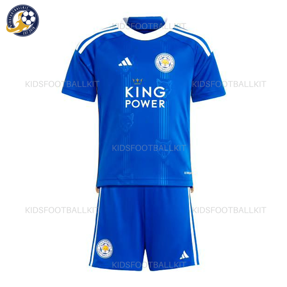 Leicester City Home Kids Football Kit