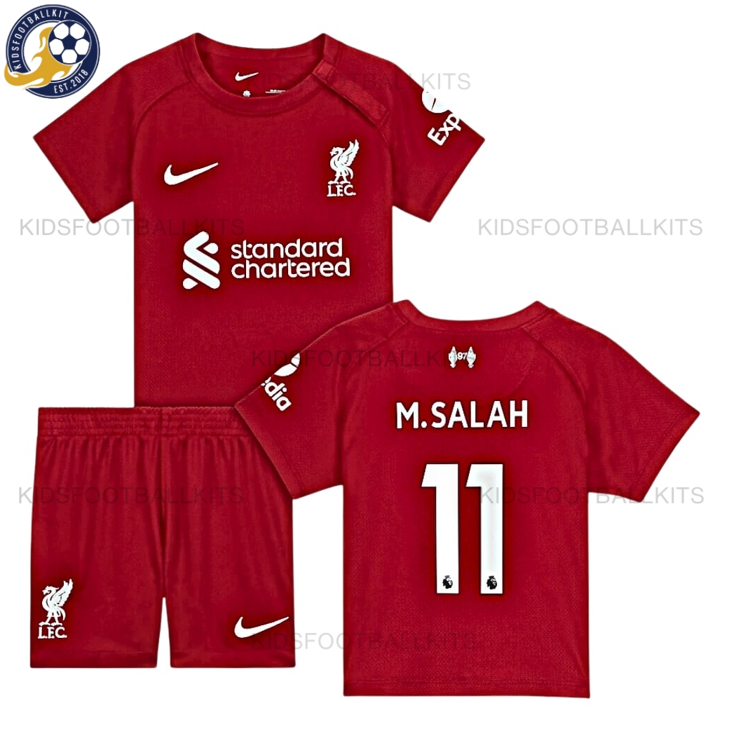 Liverpool Home Junior Kit Salah 11