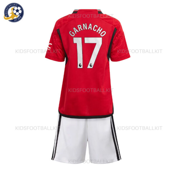 Manchester Utd Home Kids Kit GARNACHO 17