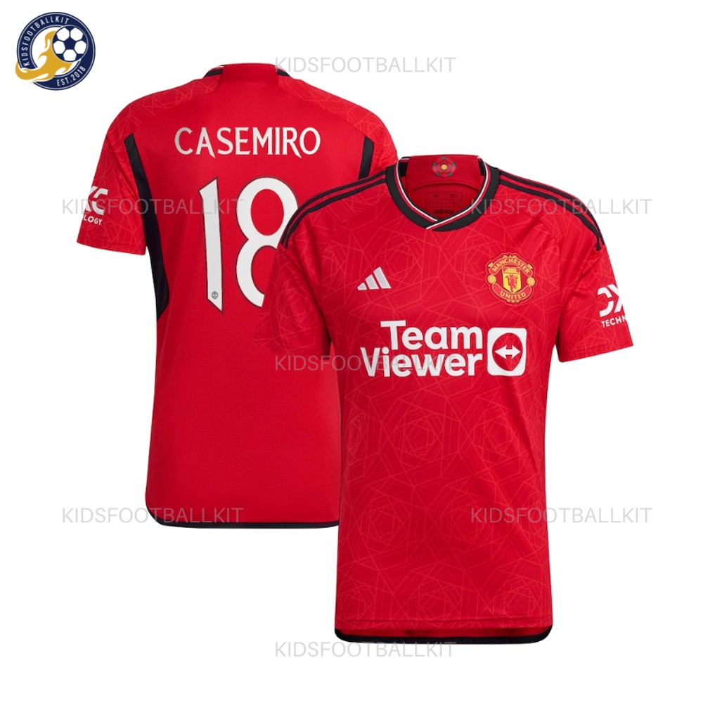 Manchester United Away Minikit 2022-23 with Casemiro 18 printing