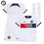 Paris Saint Germain Away Kids Football Kit 2023/24 (With Socks)