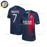 Paris Saint Germain Home Men Football Shirt 2023/24 MBAPPÉ 7 Printed