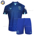 West Ham United Third Kids Football Kit 2023/24 (No Socks)