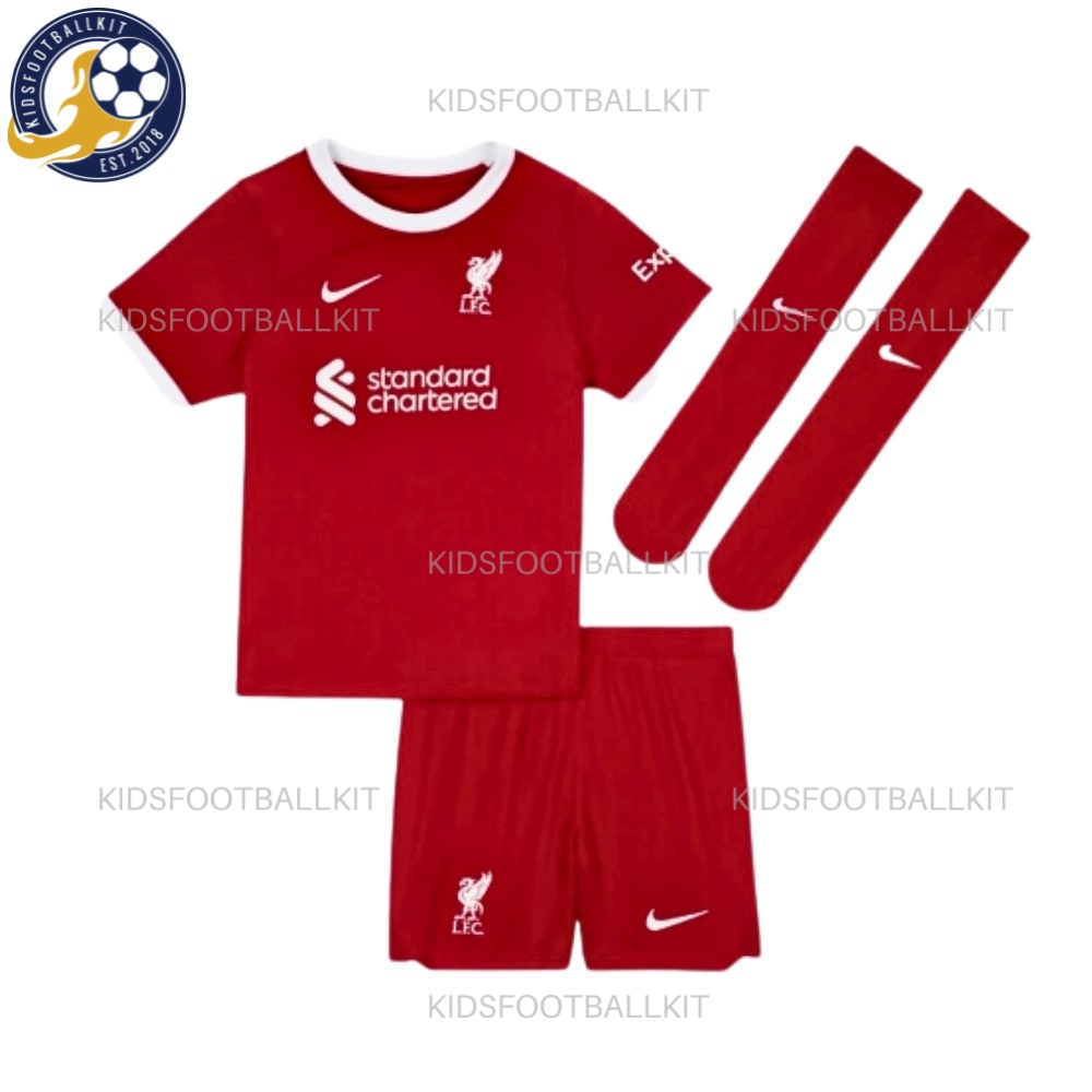Liverpool Home Junior Kit 2023/24 Discounted Price High Quality