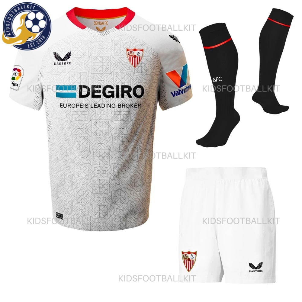 Sevilla Home Kids Football Kit 22/23