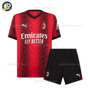 AC Milan Home Kids Kit (No Socks)