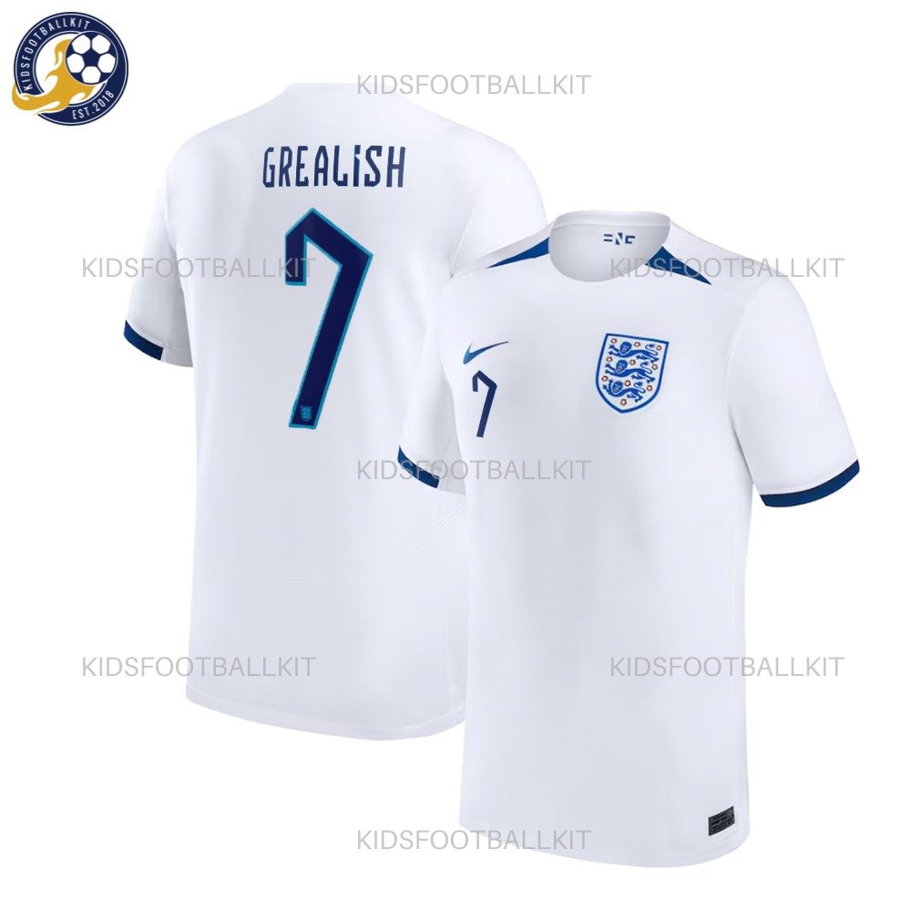 England Men Home Shirt Grealish 7