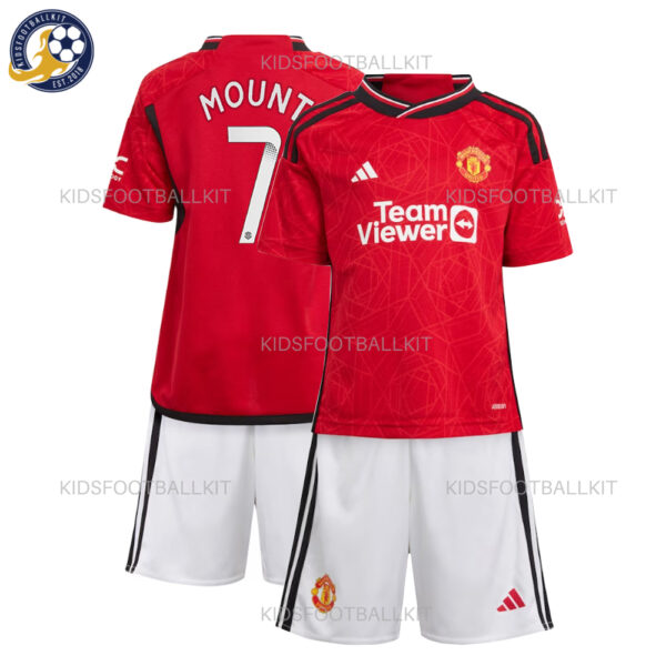 Manchester Utd Home Kids Kit Mount 7