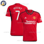 Manchester United Home Men Football Shirt 2023/24 MOUNT 7 Printed