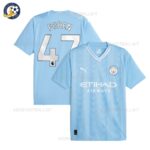 Manchester City Home Men Football Shirt FODEN 47 Printed 2023/24
