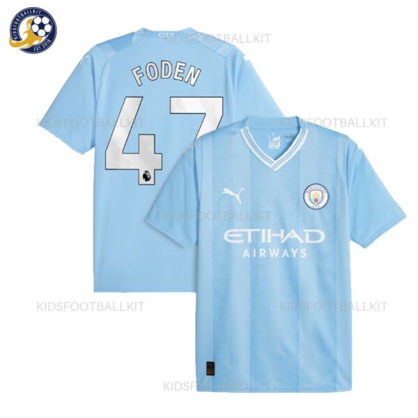 Manchester City Home Shirt Foden 47
