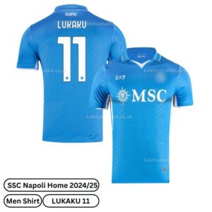 SSC Napoli Home Men Football Shirt 2024_25 – LAKAKU 11-over view-b
