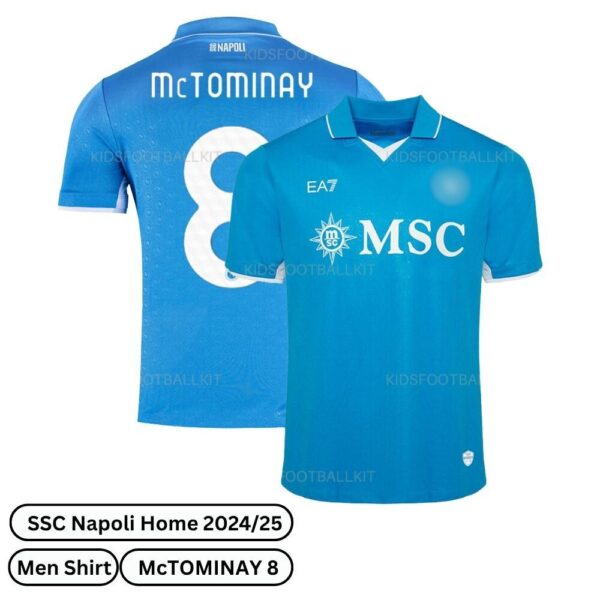 SSC Napoli Home Men Football Shirt 2024_25 – McTOMINAY 8-over view-b
