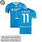 SSC Napoli Home Men Football Shirt 2025_26 – DE BRUYNE 11-over view-b