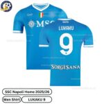 SSC Napoli Home Men Football Shirt 2025_26 – LUKAKU 9-over view-b
