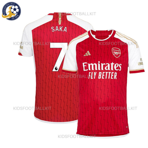 Arsenal Home Men Football Shirt Saka 7