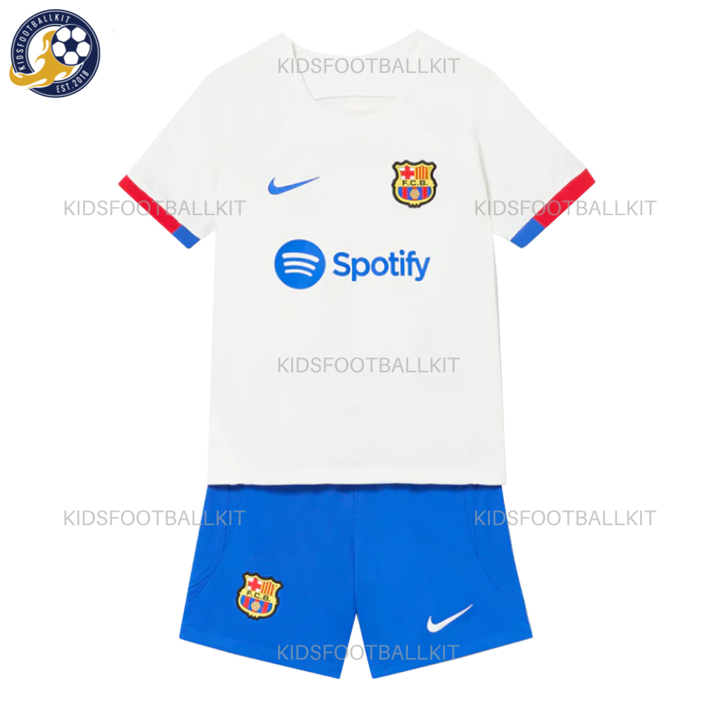 Barcelona Away Kids Football Kit 23/24 | Unbeatable Price 2023