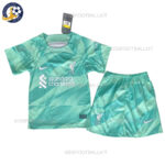Liverpool Green Goalkeeper Kids Football Kit 2023/24 (No Socks)