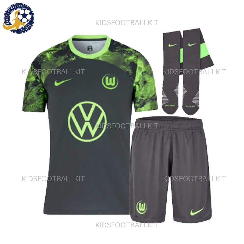 VFL Wolfsburg Away Kids Football Kit 23/24 Best Price 2025 - Main Image