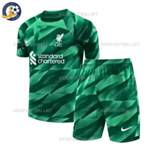 Liverpool Green Goalkeeper Kids Kit