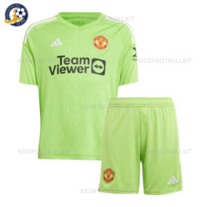 Manchester United Adidas Home Goalkeeper Shirt 2023-24 Kids