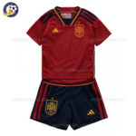 Spain Home Kids Football Kit 2022 (No Socks)