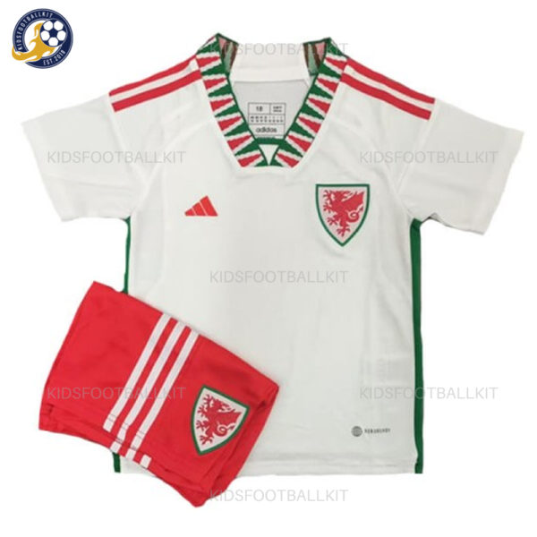 Wales Away Kids Football Kit 2022