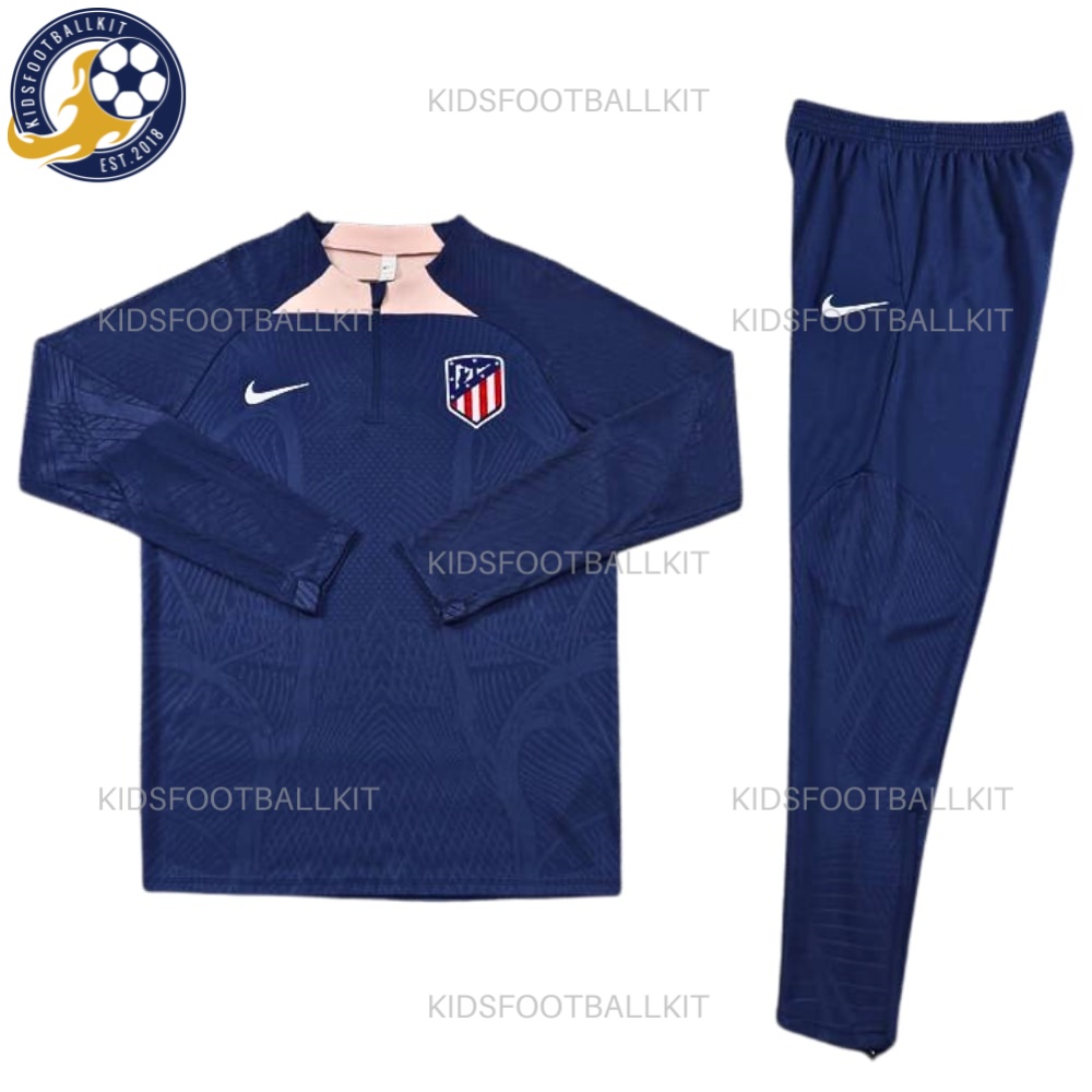 Atletico Madrid Blue Training Tracksuit Adult Football Kit