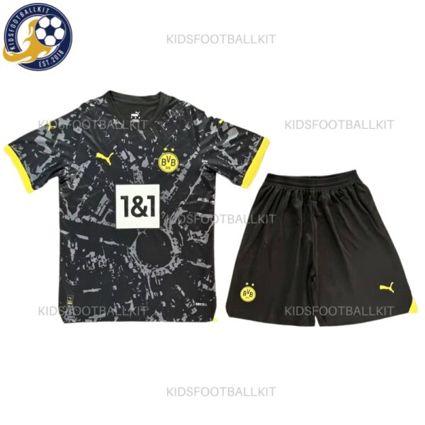 Dortmund Away Kids Football Kit