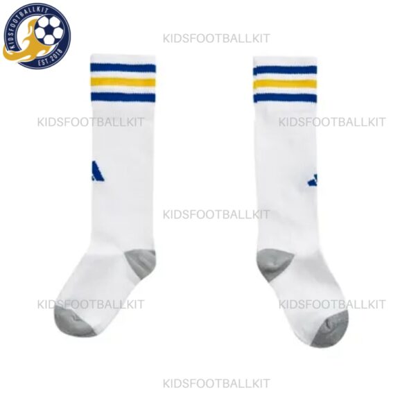 Leeds United Home Socks Kids Football Kit