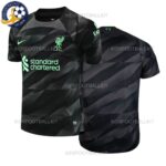 Liverpool Goalkeeper Black Men Football Shirt 2023/24
